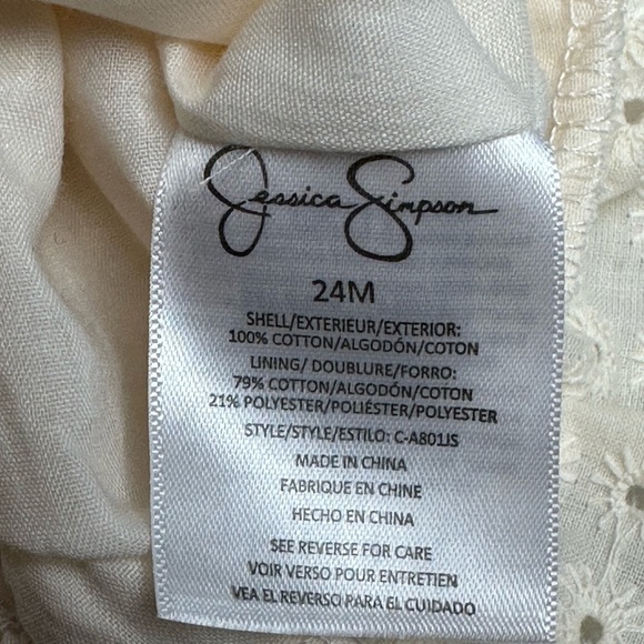 Jessica Simpson Ruffle Tank Top Size 24 Months - Picture 4 of 6